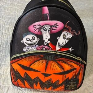 Disney Black and Orange Halloween Backpack